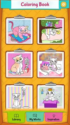 Cat Coloring Pages android App screenshot 4